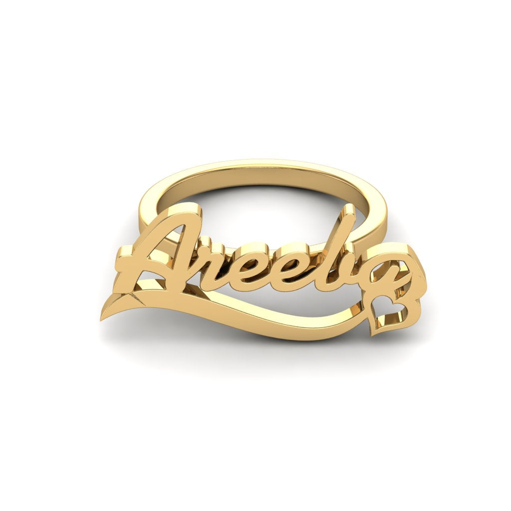 Stylish name online ring