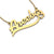 Stylish Name Necklace Areeba Style
