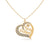 Couple Heart Fancy Design Necklace Nazia Shakeel