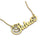 Stylish Name Necklace Sidra Style